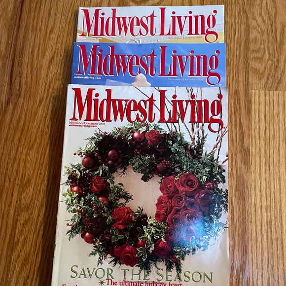 Midwest Living holiday/December magazines 2001, 2002, 2003 - Picture 1 of 3
